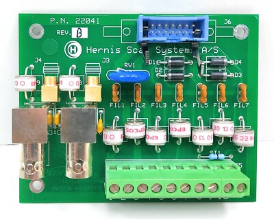 Hernis Scan System A/S 22041 R CCTV PCB Board