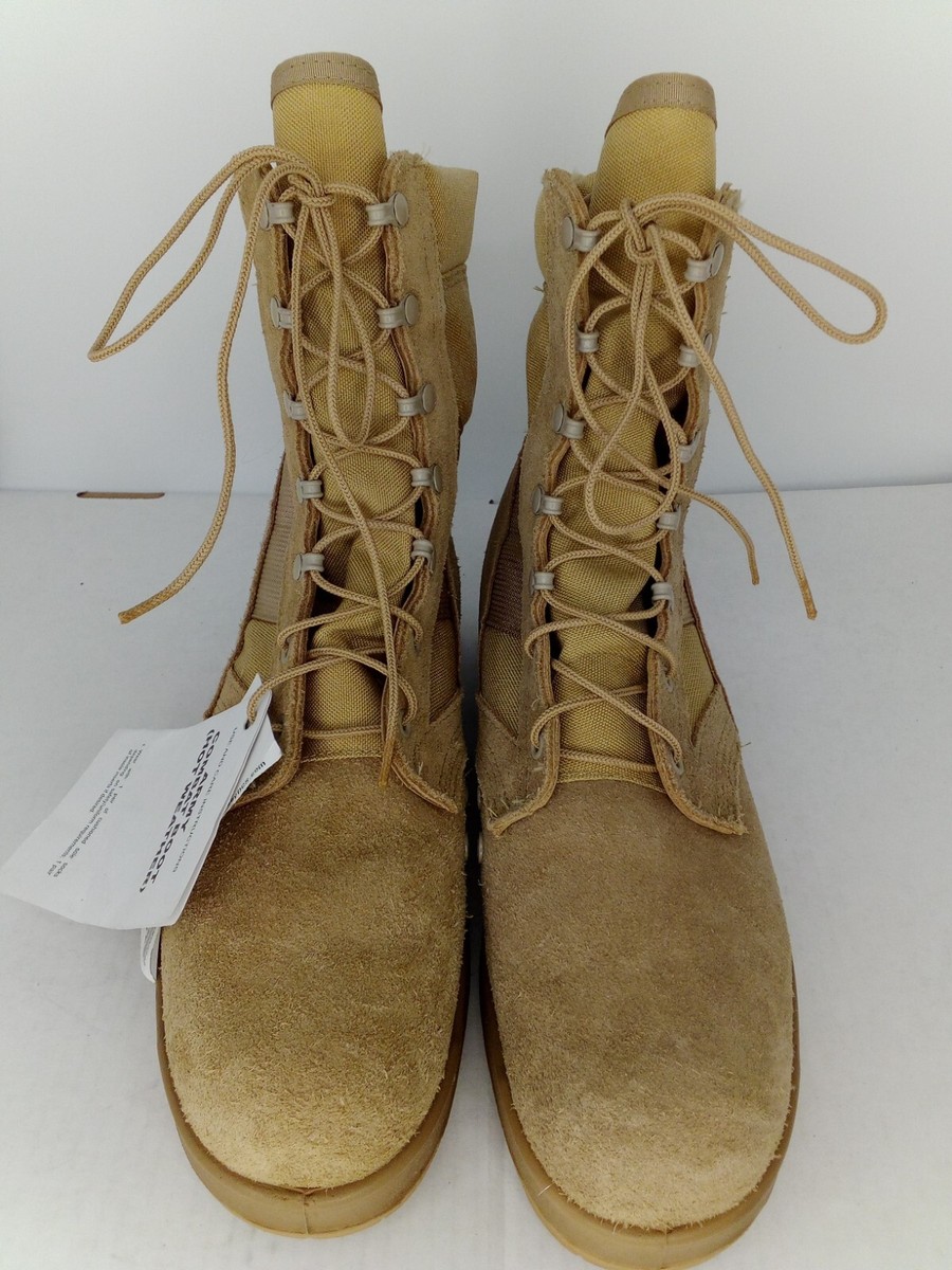 Rocky Men's Entry Level Hot Weather Military Boots, Beige, 11 R