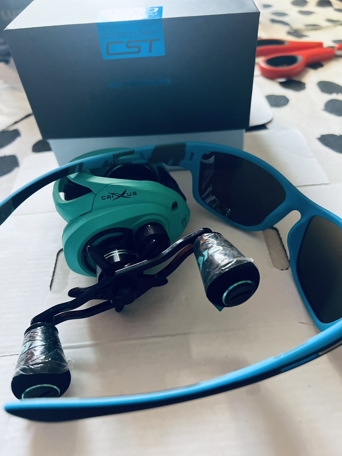 Fishing Reel Multiplier KastKing Crixus Ocean Spray + Polarised