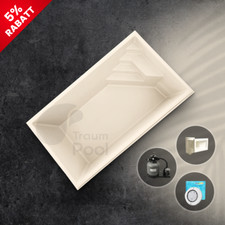 GFK Pool, Schwimmbecken 6 x 3 x 1,5 Einbaubecken Fertigpool HERSTELLER