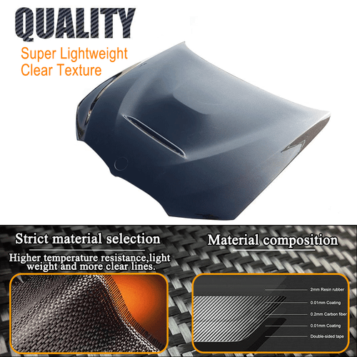 Carbon Motorhaube Haube Engine Bonnet Hood für BMW G20 G28 M340i 330i 2019-2022 - Bild 8 von 11