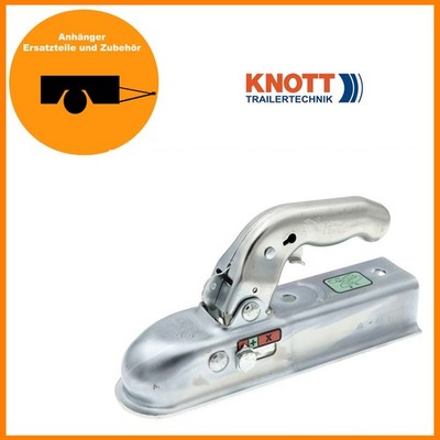 Knott Kugelkupplung K7,5 K 750kg 50x50mm eckig - Zugmaul Klaue Kupplung Zugkugel