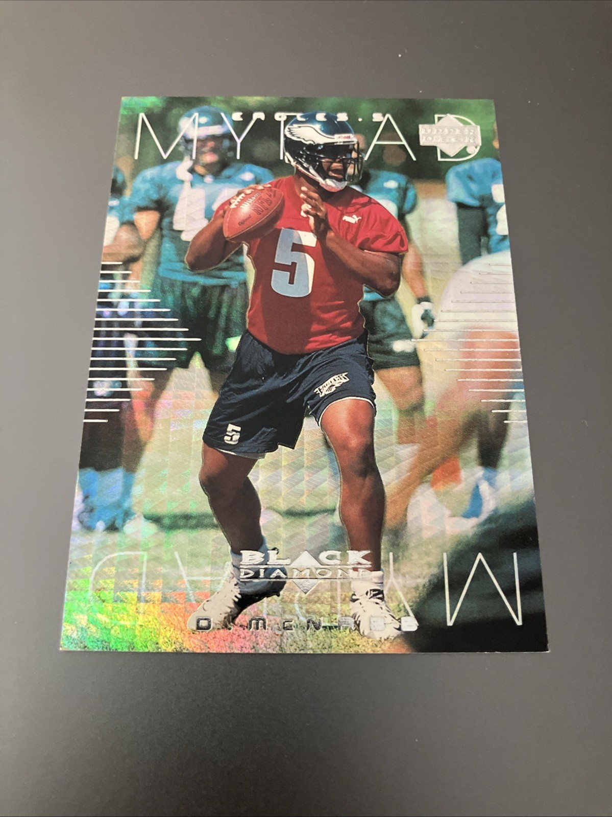 Donovan McNabb Rookie insert 1999 Black Diamond Myriad #M7