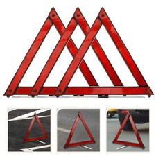 3 Pcs Warning Triangle Highway Traffic Triangles Safety Reflective
