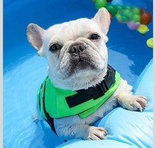 Pet Dog Life Jacket Puppy Swimming Safety Vest Reflective Stripe PULL Handle