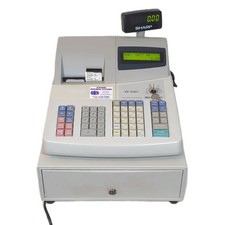 Sharp XE-A301 Retail Cash Register Till Twin Receipt with Both Keys + 12 Rolls
