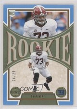 2022 Panini Legacy Rookies Indigo 24/25 Evan Neal #193 5ov