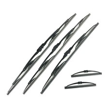 5pcs Windshield Window Wiper Blade Set Assembly Front Rear Side for Land Rover