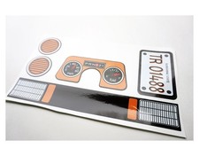 Toy Restore Decals Fits Little Tikes Vintage Original Cozy Coupe Car Orange