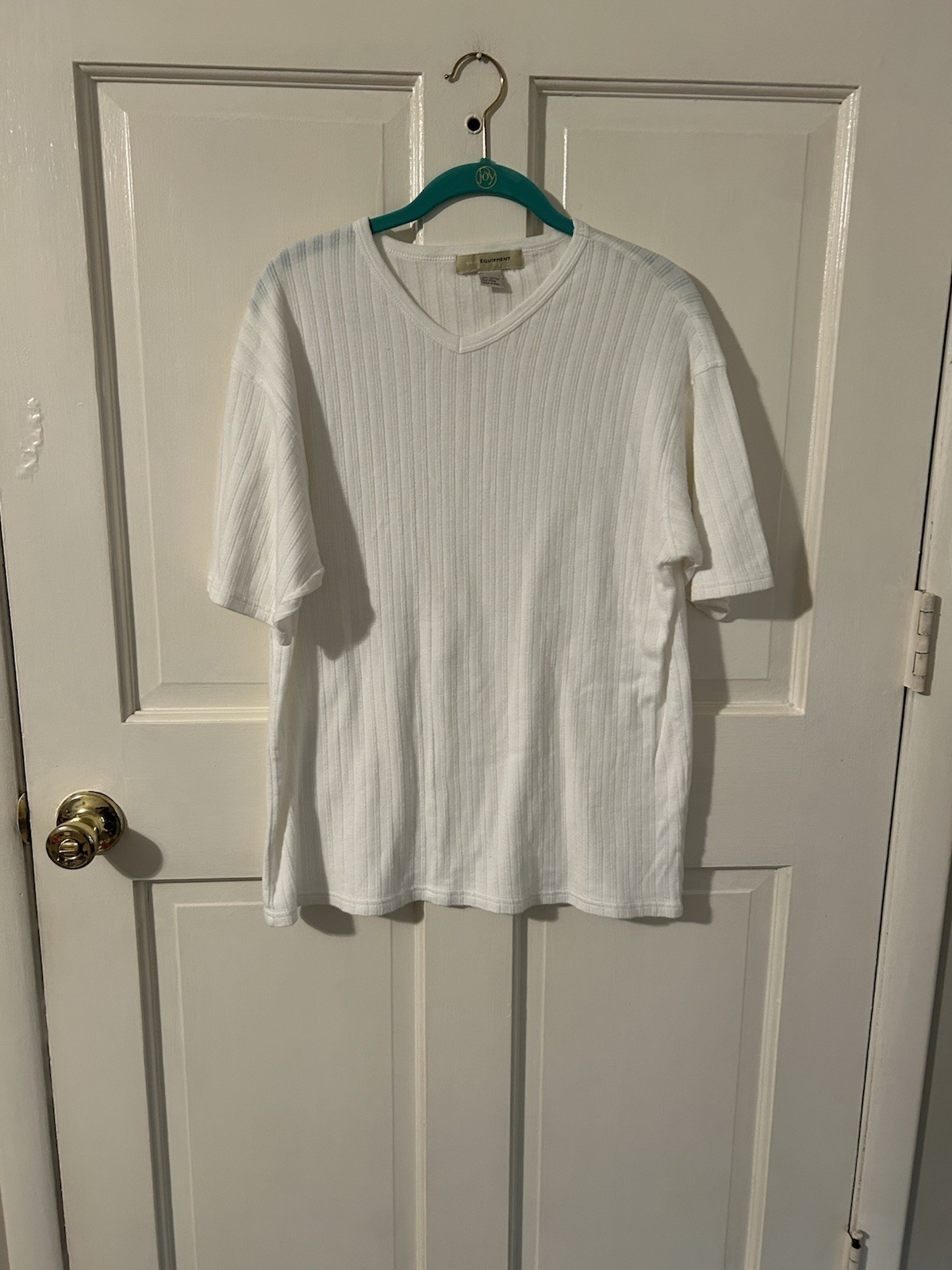 Basic Equipment White Blouse Size Medium - image 1