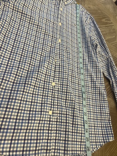 Vineyard Vines Boys Blue Checked Shirt Size 16 size Large - Picture 5 of 7