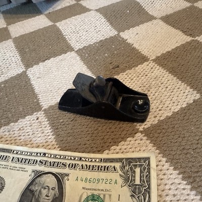 Vintage Stanley Mini Thumb Block Plane 3-1/2'' x 1'' &  6  USA plane missing part 
