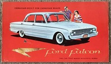 FORD FALCON LF Canadian Car Sales Brochure 1960 #20J1B-82077 TUDOR SEDAN ++