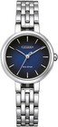 CITIZEN Damen Armbanduhr EM0990-81L Eco-Drive Edelstahl 28 mm silber/blau B-WARE
