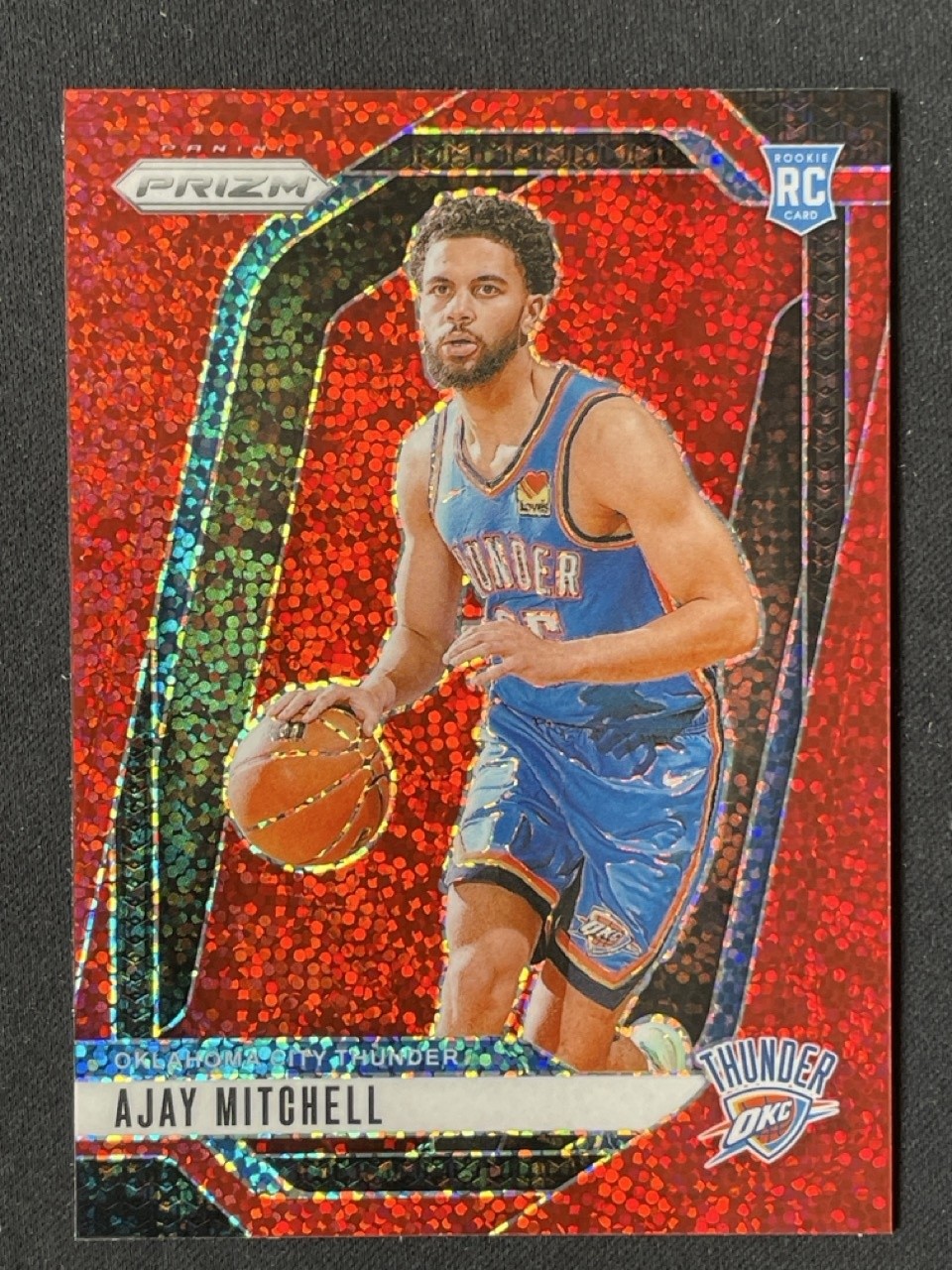 Ajay Mitchell 2024-25 Panini Prizm Red Sparkle Base #226