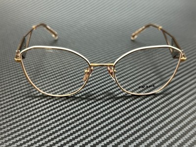 Buy PRADA PR 52ZV SVF1O1 Pink Gold Women's 55 mm Eyeglasses