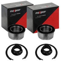 2X Maxgear RADLAGER-SATZ Vorne Passend FÜR Abarth 500 500C Grande Punto Alfa