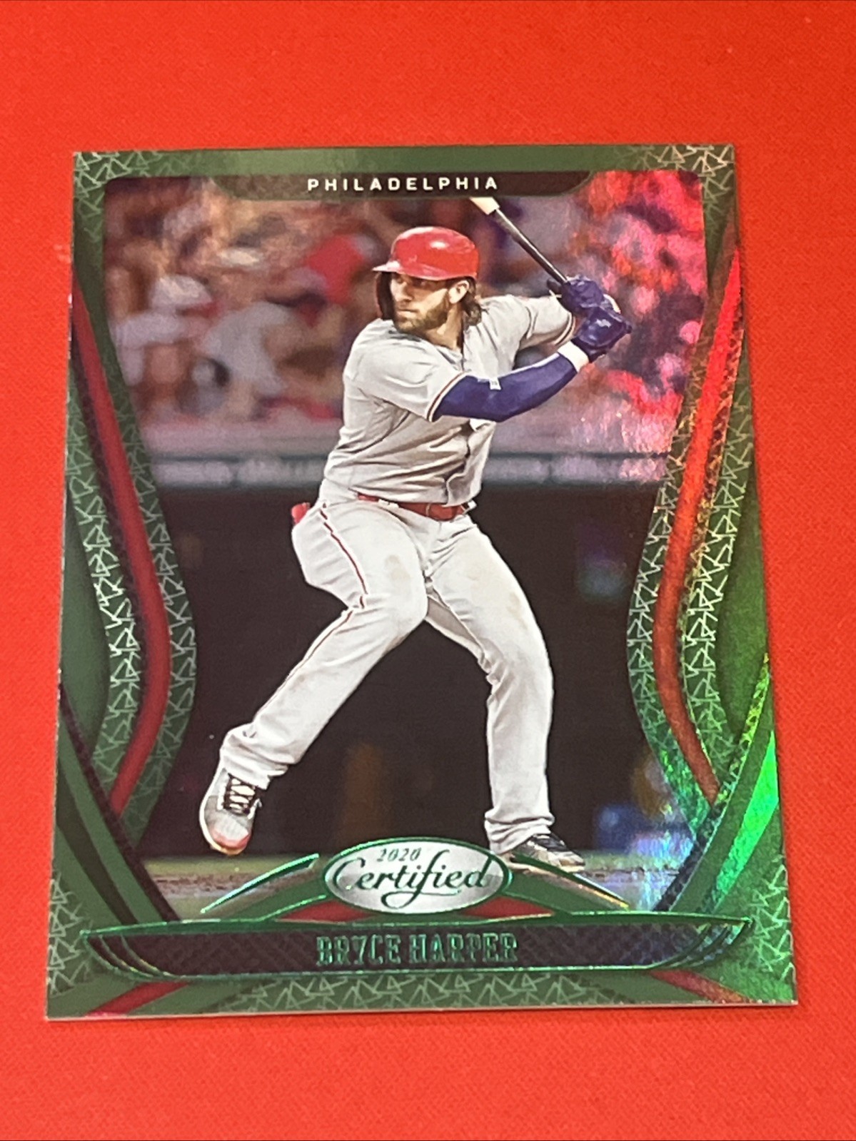 2020 Panini Chronicles Certified Green Bryce Harper Philadelphia Phillies #8