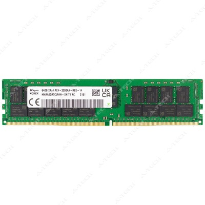 Hynix 64GB (1X64GB) 288-pin RDIMM 3200MHz DDR4 Server RAM Module