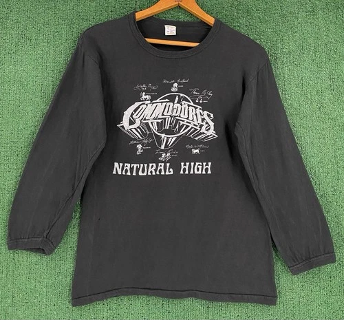 Commodores Natural High Astrological Album Concert 1970s vintage concert t-shirt, vintage, size XS, single stitch, B+ condition