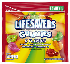 Life Savers 5 Flavors Gummy Candy, Family Size - 26 oz Bag