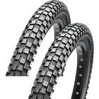 Pack of 2 Maxxis Holy Roller Tire 26 X 2.2 Single Compound Steel Bead Black