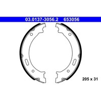Bremsbackensatz Feststellbremse ATE 03.0137-3056.2 FüR Jeep Grand Cherokee III