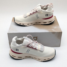 On Cloudnova 2 Sneakers In Ivory And Grenadine Women's US Size 7.5 3WE30224038 
