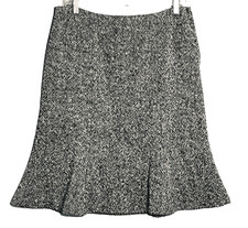 Vtg Y2K Gap Wool Tweed Skirt Size 6 Academia Minimalist Classic Career Preppy