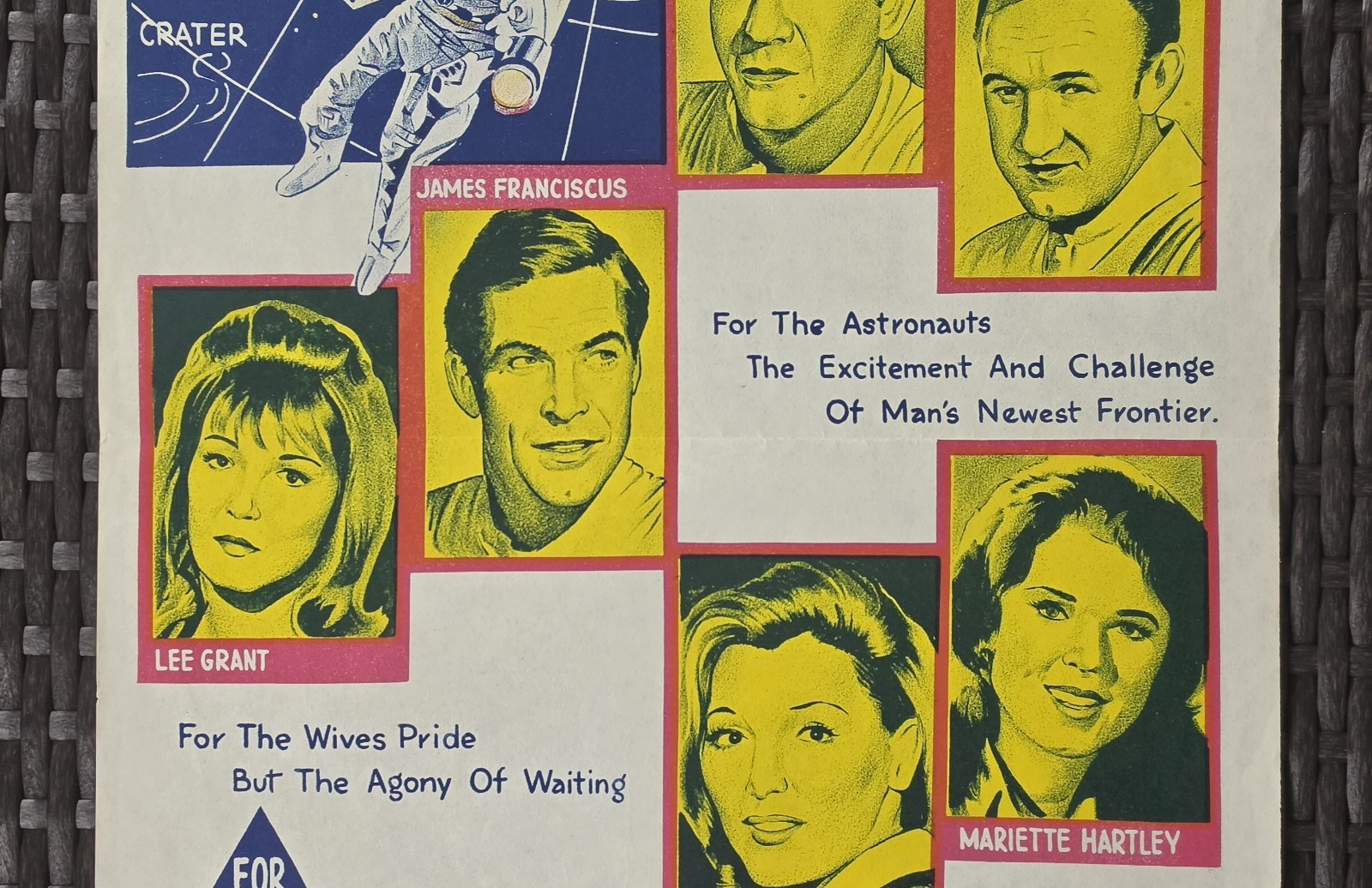 Marooned 1969 Original Australian Daybill Gregory Peck Gene Hackman Sci-Fi image 5