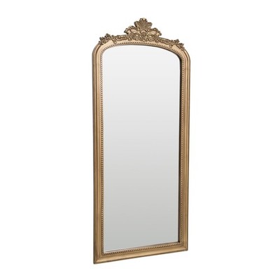 Vintage Gold Full Length Mirror - 60x25 inch, Antique Floor Mirror Leaning, B...