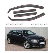Wind Deflectors For Audi A3 MK2 5 Door Hatchback 2003-2012 Wind Deflector Tinted