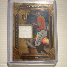 Panini 2023 Chronicles Coby Mayo Orioles Gold Standard Swatches Memorabilia