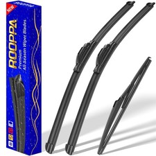 3 wipers Replacement for 2012-2019 Fiat 500, Windshield Wiper Blades Original...