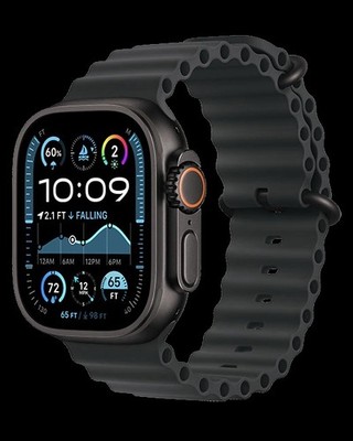 Apple Watch Ultra 2 Black Titanium with tons of extra bands for free
