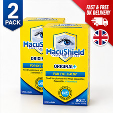 Image of MacuShield Original Plus Capsules 2 x 90 Pack Lutein Zeaxanthin Supplement