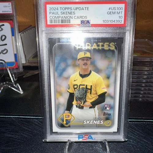 2024 TOPPS UPDATE COMPANION CARDS #US100 PAUL SKENES PSA 10