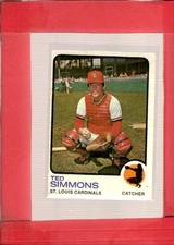 1973 Topps #85 Ted Simmons VG/EX Very Good/Excellent Cardinals ID:72085