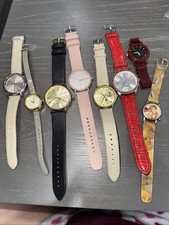WORKING Mixed Lot Of 8 Assorted Watches All With New Battery