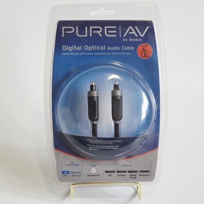 Digital Optical Audio Cable 6' Belkin Pure AV 