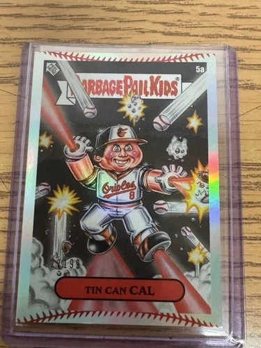 2023 Topps MLB x GPK 5a TIN CAN CAL Cal Ripken Jr STITCHES FOIL /199 HOF