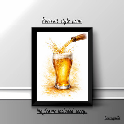 LAGER SPLATTER A4 DRUCK POSTER BILD WANDBILD WOHNDEKO UNGERAHMT GESCHENK