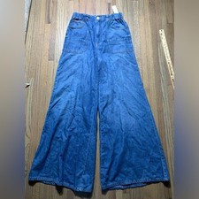 NWT Pilcro XS Anthropologie the Jane high rise wide-leg jeans