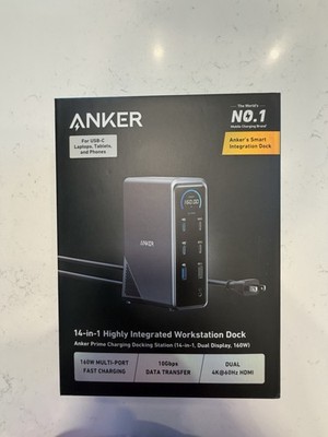 Anker Prime Charging Docking Station (14-in-1, Dual Display, 160W)