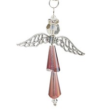 Guardian Angel Charms - Crystal Angel Charm for Protection, Happiness, Faith,...