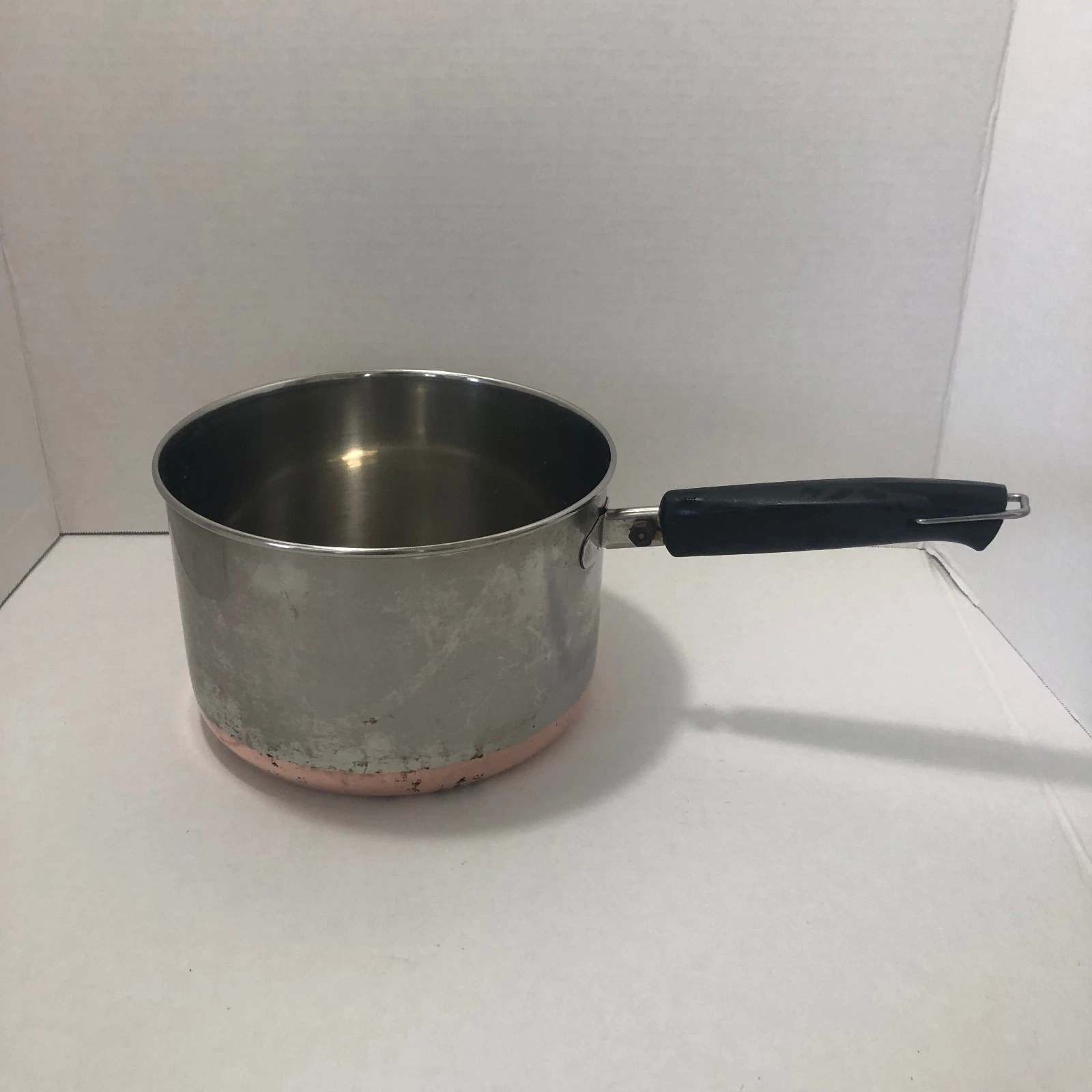 Vintage Revere Ware 3 Quart Pot Copper Bottom No Lid