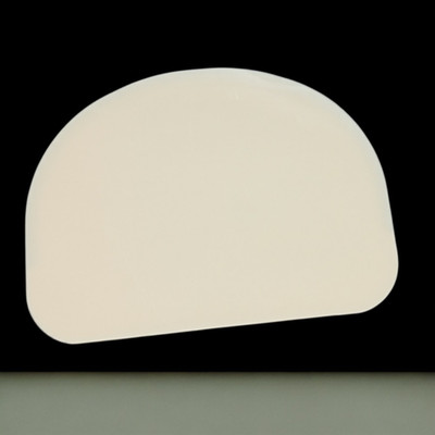 HENDI Teigschaber halbrund, 120 x 88 mm Teigkarte Tortenspachtel