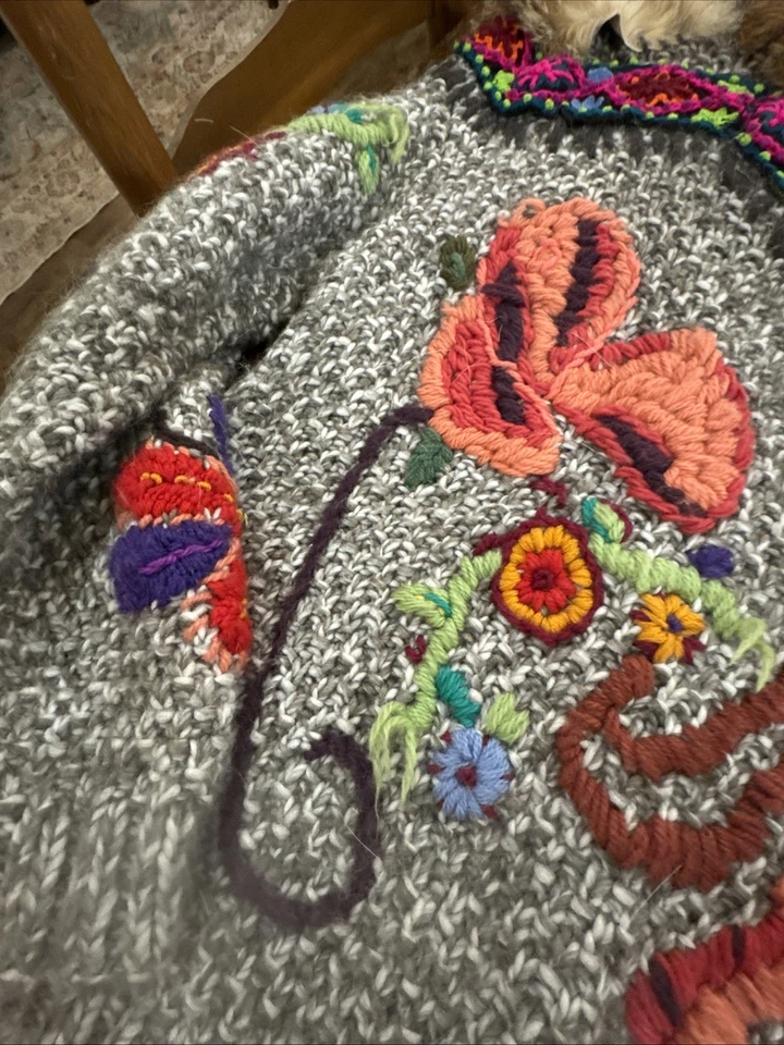 Suéter de hombre Roberto Cavalli vintage súper raro con piel. Talla M Foto 4 de 4