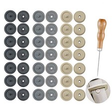 21 Set Seat Belt Stop Buttons With Awl Universal Buckle Stopper Kit