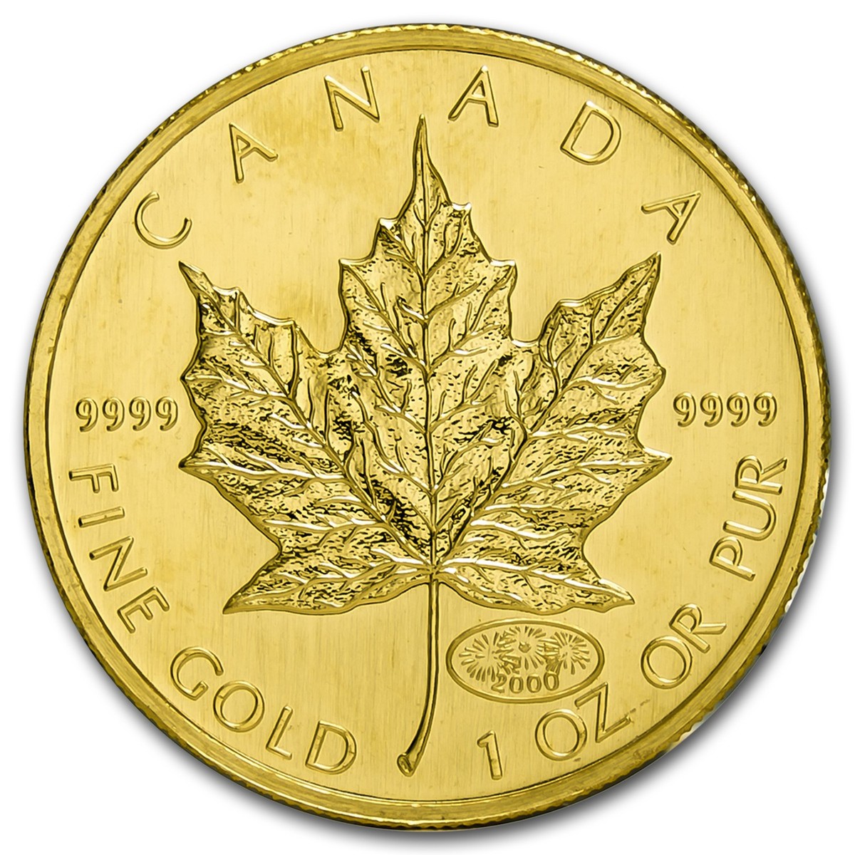 2000 Canada 1 oz Gold Maple Leaf Fireworks Privy BU | eBay